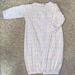 Kissy Kissy Convertible sleep sac/footie.